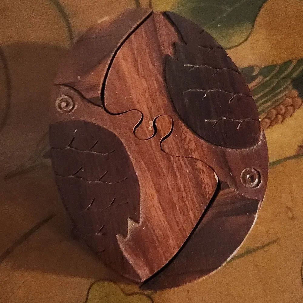 Bird Puzzle Trinket Box